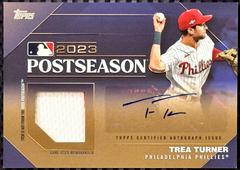 Trea Turner [Gold] #PPAR-TT Baseball Cards 2024 Topps Postseason Performance Autograph Relic Prices