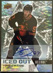 Connor McDavid [Autograph] #IO-1 Hockey Cards 2021 Upper Deck Allure Iced Out Prices