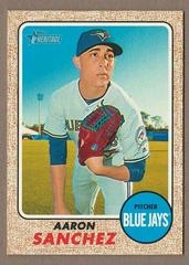 Aaron Sanchez [Mini] #468 Baseball Cards 2017 Topps Heritage Prices