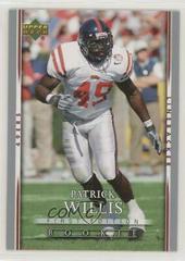 Patrick Willis #115 Football Cards 2007 Upper Deck First Edition Prices