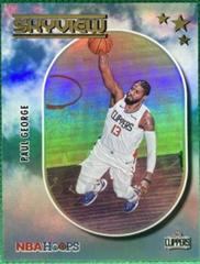 Paul George [Winter Holo] #7 Basketball Cards 2021 Panini Hoops Skyview Prices