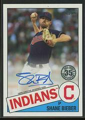 Shane Bieber #85A-SB Baseball Cards 2020 Topps 1985 35th Anniversary Autographs Prices