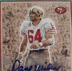 Dave Wilcox [Autograph Blue] #117 Football Cards 2017 Panini Classics Prices
