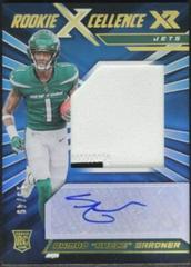 Ahmad 'Sauce' Gardner [Blue] #RXE-AG Football Cards 2022 Panini XR Rookie Xcellence Autograph Swatches Prices