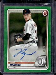 Matt Manning [Green] Baseball Cards 2020 Bowman Paper Prospect Autographs Prices