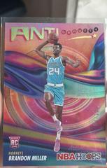 Brandon Miller [Hyper Gold] #14 Basketball Cards 2023 Panini Hoops Anti Gravity Prices
