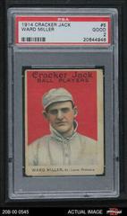 Ward Miller #5 Baseball Cards 1914 Cracker Jack Prices