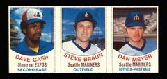 Cash, Braun, Meyer [Hand Cut Panel] Baseball Cards 1977 Hostess Prices