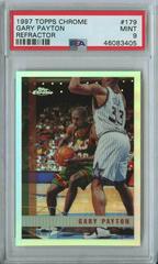 Gary Payton [Refractor] Basketball Cards 1997 Topps Chrome Prices