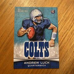 Andrew Luck [Holding Ball Silver] #150 Football Cards 2012 Bowman Prices
