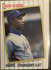 Darryl Strawberry Baseball Cards 1987 Fleer League Leaders Prices