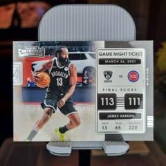 James Harden #11 Basketball Cards 2021 Panini Contenders Game Night Ticket Prices