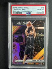 Devin Booker [Gold Prizm] #10 Basketball Cards 2016 Panini Prizm All Day Prices