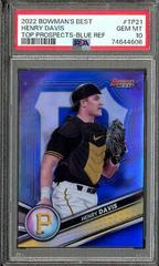 Henry Davis [Blue] #TP-21 Baseball Cards 2022 Bowman's Best Top Prospects Prices