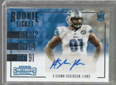 A'Shawn Robinson [Autograph] #254 Football Cards 2016 Panini Contenders Prices