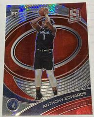 Anthony Edwards [Asia Red] Basketball Cards 2020 Panini Spectra Prices