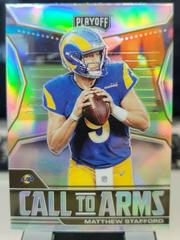 Matthew Stafford #CA-MST Football Cards 2021 Panini Playoff Call to Arms Prices