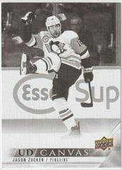 Jason Zucker [Black & White] #C329 Hockey Cards 2022 Upper Deck UD Canvas Prices