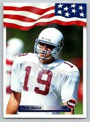 Tony Sacca #24 Football Cards 1992 All World Prices