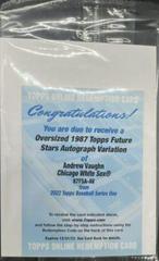 Andrew Vaughn #87FSA-AV Baseball Cards 2022 Topps Oversized 1987 Topps Future Stars Autographs Prices
