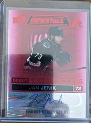Jan Jenik [Red] Hockey Cards 2021 Upper Deck Credentials Debut Ticket Access Autographs Prices