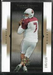 Timmy Chang Football Cards 2005 Upper Deck Ultimate Collection Prices