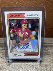 Matt McLain Baseball Cards 2023 Topps Heritage Real One Autographs High Number Prices
