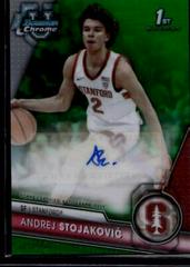 Andrej Stojakovic [Green] #BCPA-AS Basketball Cards 2023 Bowman Chrome University Prospects Autographs Prices