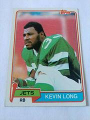 Kevin Long Football Cards 1981 Topps Prices