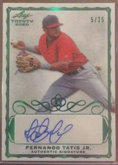 Fernando Tatis Jr. [Green] #A-FT Baseball Cards 2020 Leaf Trinity Autographs Prices