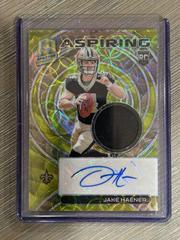 Jake Haener [Neon Green] #9 Football Cards 2023 Panini Spectra Aspiring Patch Autograph Prices