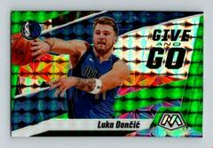 Luka Doncic [Green Mosaic] #10 Basketball Cards 2019 Panini Mosaic Give and Go Prices