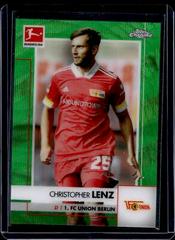Christopher Lenz [Green Wave Refractor] #13 Soccer Cards 2020 Topps Chrome Bundesliga Prices