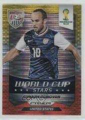 Landon Donovan [Yellow & Red Pulsar] Soccer Cards 2014 Panini Prizm World Cup Stars Prices