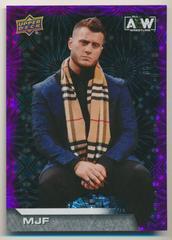 MJF [Purple Pyro] Wrestling Cards 2022 Upper Deck AEW Prices