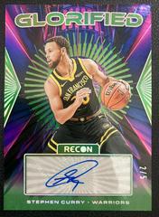 Stephen Curry [Green] #1 Basketball Cards 2023 Panini Recon Glorified Signature Prices