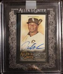 Tim Anderson [X Black Frame] #MA-TA Baseball Cards 2020 Topps Allen & Ginter Mini Autographs Prices