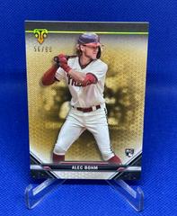 Alec Bohm [Gold] #17 Baseball Cards 2021 Topps Triple Threads Prices