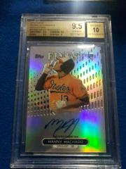 Manny Machado Baseball Cards 2013 Finest Rookie Autographs Prices