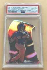 Francisco Lindor Baseball Cards 2014 Bowman Chrome Fire Die Cut Refractors Prices