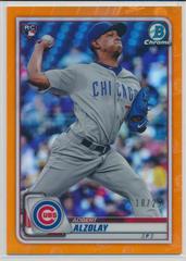 Adbert Alzolay [Orange Refractor] #57 Baseball Cards 2020 Bowman Chrome Prices