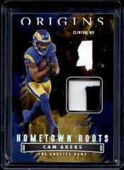 Cam Akers [Gold] #HR-CAK Football Cards 2022 Panini Origins Hometown Roots Prices