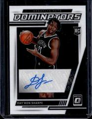 Day'Ron Sharpe Basketball Cards 2021 Panini Donruss Optic Rookie Dominators Signatures Prices