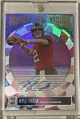 Kyle Trask [Gold] Football Cards 2021 Panini Illusions Rookie Vision Signatures Prices