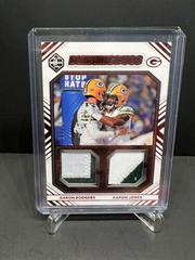 Aaron Rodgers, Aaron Jones [Ruby] #DD-GB1 Football Cards 2022 Panini Limited Dynamic Duos Prices