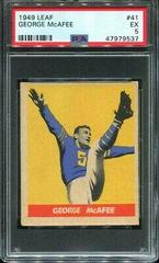 George McAfee Football Cards 1949 Leaf Prices