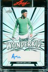 Amari Miller [Prismatic Orange] Soccer Cards 2022 Leaf Metal Wonderkid Autographs Prices
