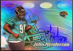 John Henderson [Autograph Gold] Football Cards 2002 Bowman's Best Prices
