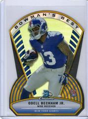 Odell Beckham Jr. [Gold] Football Cards 2014 Bowman Chrome Bowman's Best Die-Cut Prices