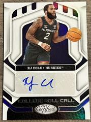 RJ Cole #CRC-RJC Basketball Cards 2022 Panini Chronicles Draft Picks Certified College Roll Call Autographs Prices